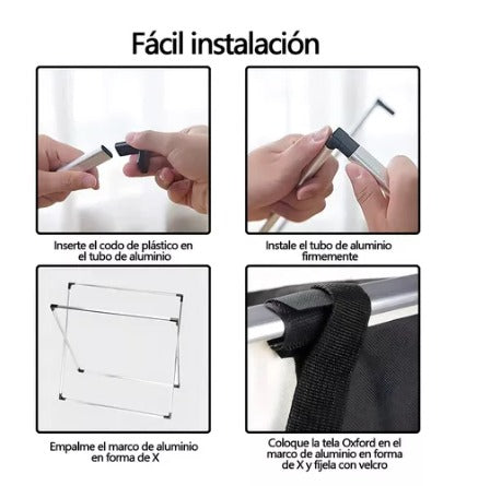 Cesto organizador para ropa Plegable